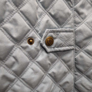 Light Quilt Vest, Zipper *vgc, clean, older, puckers, v.mnr threads