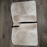 Cordura Correction Dressage Saddle Pad, 2 "bridging" shims *vgc, clean, stained underside
