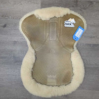 Massage Gel Full Sheepskin Half Pad *vgc, mnr dirt, hair, v. slightly clumpy fleece
