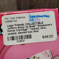 COLLECTIBLE Juniors Easy to Build "Stephanie's Horse Carriage" *retired, new, sealed, dented box
