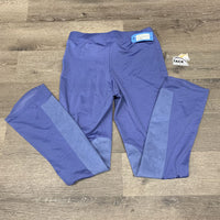 Boot Cut Pull On Riding Tight Breeches, suede knees *vgc, mnr rubs, pills & undone stitching, older
