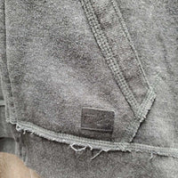 Sweatshirt Hoodie Jacket, Zipper, "Royal West" *gc, threads, pills, rubs

