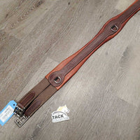 "Classic" Padded Leather Girth, 2x els, 3x D Rings *like new, v.mnr rubs & stains
