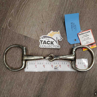 Thick v.Heavy Single Joint Eggbutt Snaffle Bit, tag *new, older?
