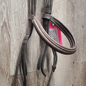 FS Rsd Padded Monocrown Bridle *N0 noseband, N0 cheeks *vgc, older, rubs, scrapes