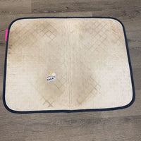 Satin Top Add-on Quilt Baby Jumper Saddle Pad *gc, clean, stains
