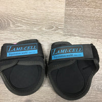 Pr Open Hind Boots, velcro *like new, v.mnr scuffs

