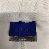 Ribbed Pull On Full Seat Breeches *gc, v.rubbed/pilly seat, threads, v.puckered waist, mnr stains
