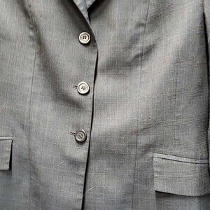 Show Jacket *gc, folded/creased lining, older, clean, crinkled collar, loose button threads
