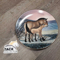 Collector's Plate: "Prezwalski's Horse by Will Nelson, 1991" Decorative Plate *xc, mnr rubs
