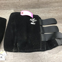 Pr Closed Neoprene Sport Boots, velcro *gc, dirty, hairy, sandy
