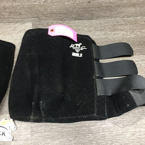 Pr Closed Neoprene Sport Boots, velcro *gc, dirty, hairy, sandy