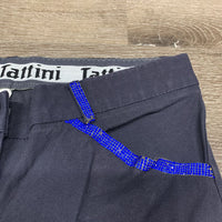 Euroseat Breeches, bling, embroidered *vgc, missing bling, faded, seam puckers
