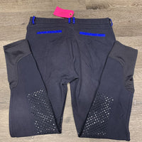 Euroseat Breeches, bling, embroidered *vgc, missing bling, faded, seam puckers
