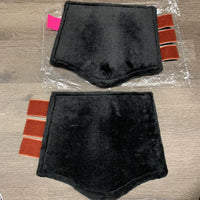 Pr Closed Fleece Lined Boots, velcro *new in bag
