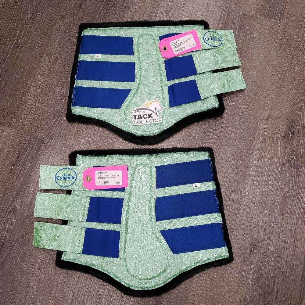 Pr Closed Fleece Lined Boots, velcro *new in bag