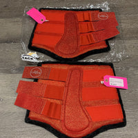 Pr Closed Fleece Lined Boots, velcro *new in bag
