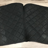 Satin Quilt Dressage Saddle Pad, 2x piping *new, bag
