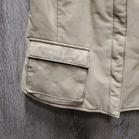 Fleece Lined Vest, Zipper *xc, mnr seam puckers
