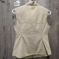 Fleece Lined Vest, Zipper *xc, mnr seam puckers
