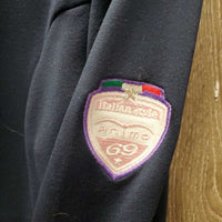Light Jacket, zipper, crinkle collar & cuffs *gc, threads, faded, crinkled/bubbled
