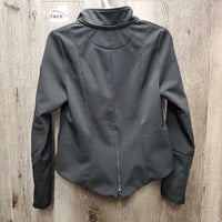 Soft Shell Riding Jacket, Zipper Back, Fleece Lined *vgc, mnr hair, seam puckers, wpf
