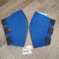Pr Neoprene Hock Boots, velcro *older, 1 - like new, 1 - gc, stains, dirty
