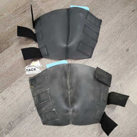 Pr Neoprene Hock Boots, velcro *older, 1 - like new, 1 - gc, stains, dirty
