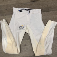 'Stretch Cord" Full Suede Seat Breeches *vgc, mnr stains & discoloured spots, mnr pills, seam puckers
