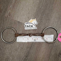 Thin Western Sweet Iron Loose Ring Bit *fair, gunkj - dirty, residue, stained, v.rusty, scuffs
