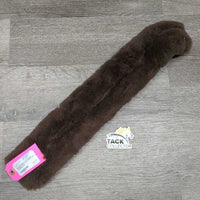 3.5" Narrow Sheepskin Girth Cover, velcro *like new
