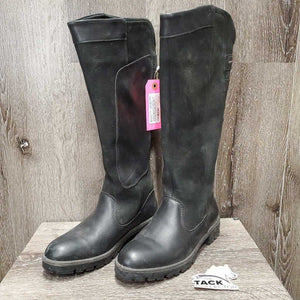 Pr Leather Pull On Country Boots *xc, v.mnr dirt, scuffs & scrape