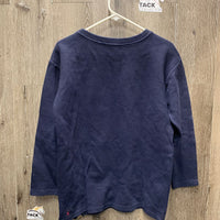 LS Hvy Ridges Shirt, 2x side zips *gc, faded?, mnr hair
