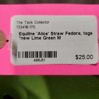 'Alice' Straw Fedora, tags *new