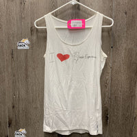 Cotton Tank Top *gc, pills, mnr cracked heart
