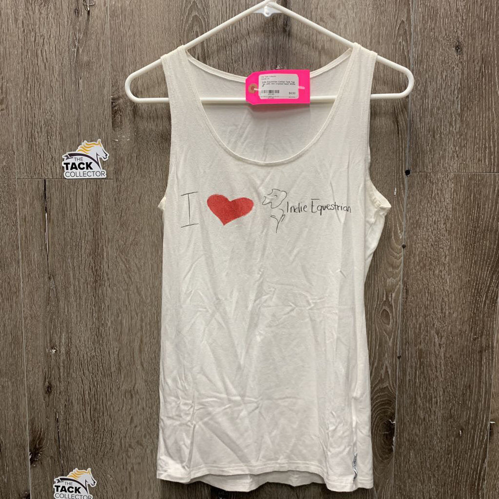 Cotton Tank Top *gc, pills, mnr cracked heart