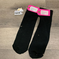 Pr Thick Med Boot Socks *gc, shavings, snags, puckered toe seams
