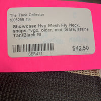 Hvy Mesh Fly Neck, snaps *vgc, older, mnr tears, stains
