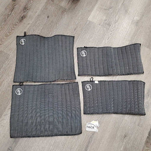4 Quilt No Bow Leg Quilts *gc, clean, snags, threads, edge rubs