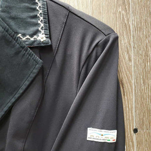 Technical Show Jacket, Zipper, snaps *gc, older, mnr faded collar, undone/popped outer pit seam
