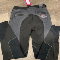 Euroseat Breeches *vgc, cut tag, seam puckers
