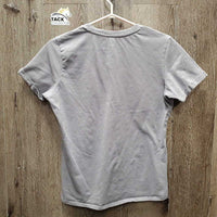 KLlovelia SS V-Neck T-Shirt V Neck T Shirt *vgc, curled bottom edge
