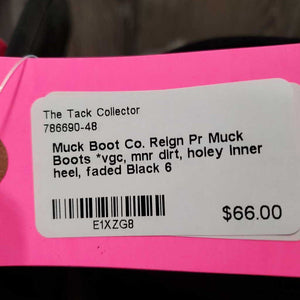 Pr Muck Boots *vgc, mnr dirt, holey inner heel, faded