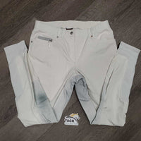 Full Seat Breeches, bling *gc, stained/discolored seat & legs, mnr stains, dingy?, seam puckers
