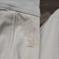 Full Seat Breeches, bling *gc, stained/discolored seat & legs, mnr stains, dingy?, seam puckers
