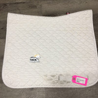 Quilt Dressage Saddle Pad, "Precision S.Fitting" *gc, clean, v.puckered, v.dingy, stains & rubs
