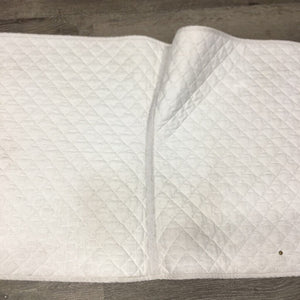 Quilt Dressage Saddle Pad, "Precision S.Fitting" *gc, clean, v.puckered, v.dingy, stains & rubs