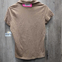 SS Polo Shirt, 1/4 up *gc, mnr dirt, hair & faded, seam puckers
