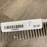 Metal Mane Comb *gc, mnr dirt, stains & residue, older
