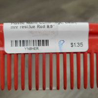 Plastic Mane Comb *vgc, clean, mnr residue
